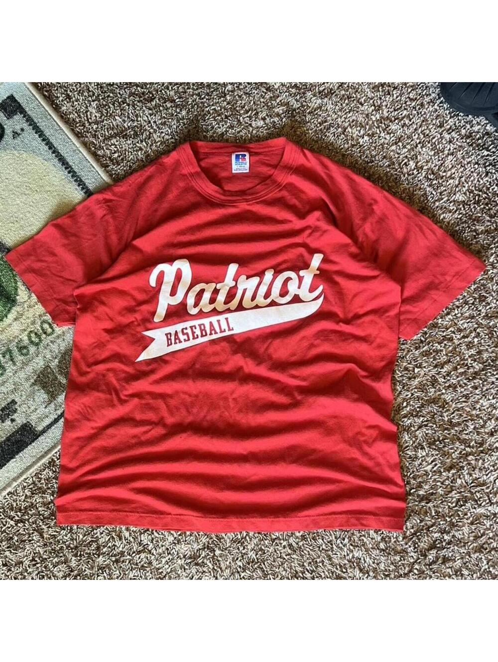 90s-2000s Patriot Baseball Tee